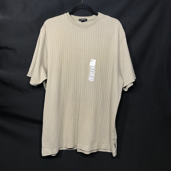 Mens Alfani Short Sleeve Ribbed Shirt XXL - Picture 1 of 5